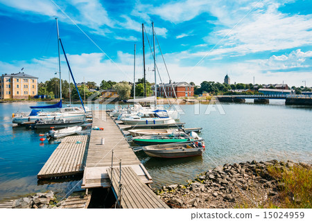 Harbour And Quay Yacht. Helsinki, Finland. 15024959