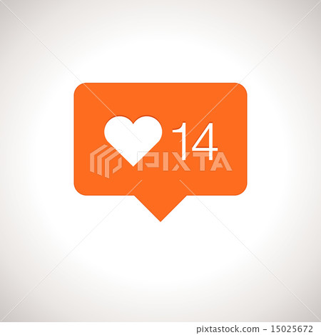 Like Counter Notification Icon Like Counter Notification Icon 15025672