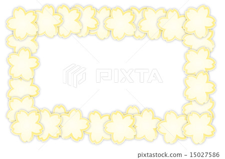 Flower frame _ yellow 15027586
