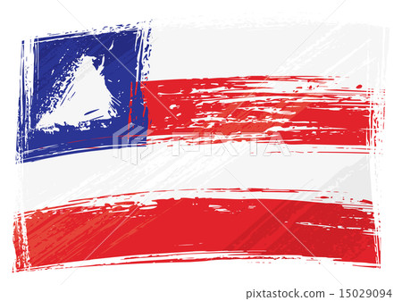Grunge Bahia flag Grunge Bahia flag 15029094