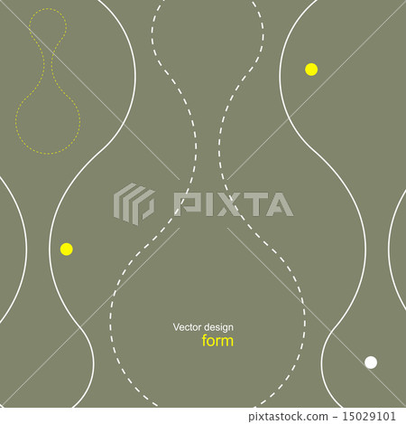Abstract background of dotted lines and balls Abstract background of dotted lines and balls 15029101