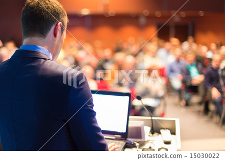 Public speaker at Business Conference. 15030022