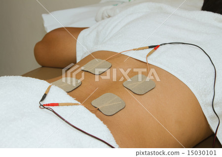 Patient  applying electrical stimulation therapy  15030101