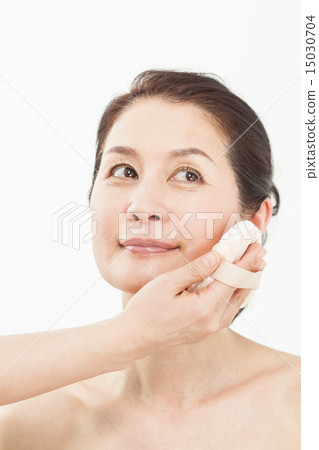 有基礎的婦女被繪 15030704