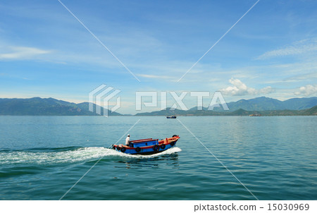 Colorful fishing boats 15030969