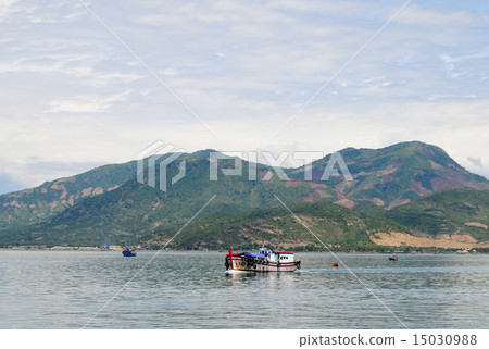 Colorful fishing boats 15030988
