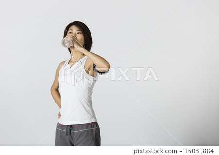 Female exercise running sports 15031884