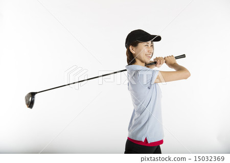 Female exercise golf sports Female exercise golf sports 15032369