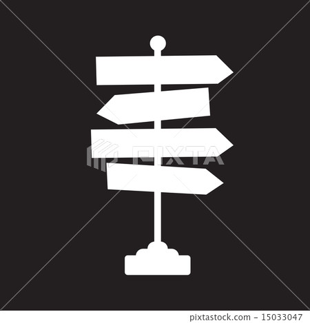 Direction road sign icon 15033047