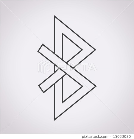 Bluetooth sign icon 15033080