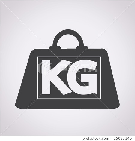 weight kilogram icon - Stock Illustration [15033140] - PIXTA