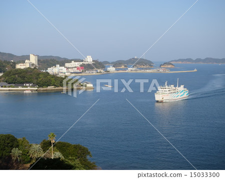 Ise Bay Ferry arriving at Toba Port 15033300