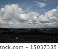 Summer Hokkaido vast land, sky and clouds 15037335