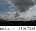 Summer Hokkaido vast land and clouds and sky 15037336