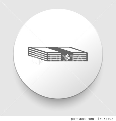 Vector Stack of Money Icon Vector Stack of Money Icon 15037592