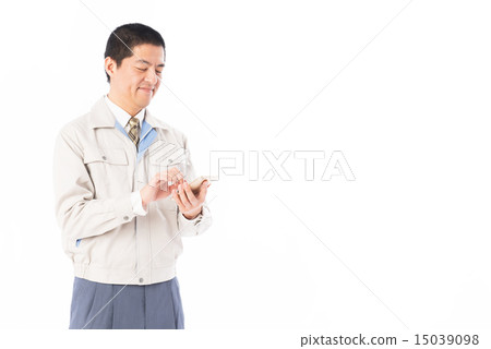 Male image of work clothes 15039098