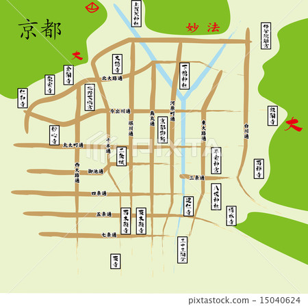 Temples and spy maps in Kyoto 15040624
