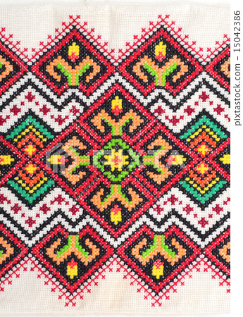 embroidered good by cross-stitch pattern embroidered good by cross-stitch pattern 15042386