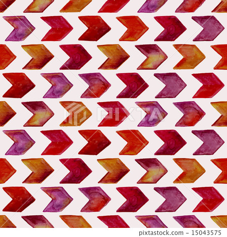 Vector Seamless Watercolor Geometric Pattern 15043575