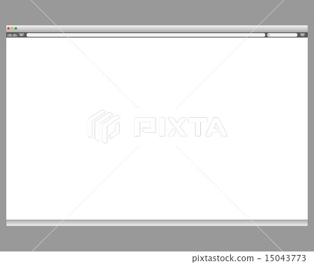 Opened browser window template. Past your content into it 15043773