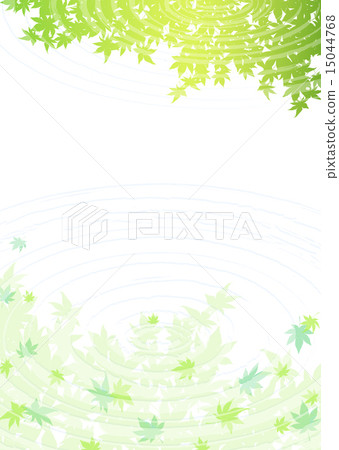 New green water surface blue maple 15044768