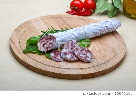 Spanish sausage - fuet 15045193