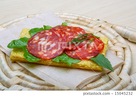 Salami sandwich Salami sandwich 15045232