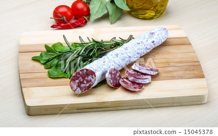Spanish sausage - fuet 15045378