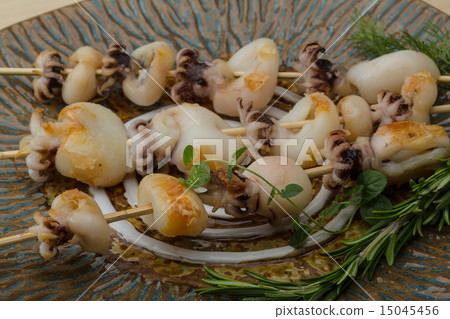 Grilled cuttlefish 15045456