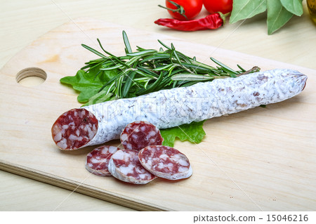 Spanish sausage - fuet 15046216