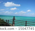 宮古島的藍色海 15047745