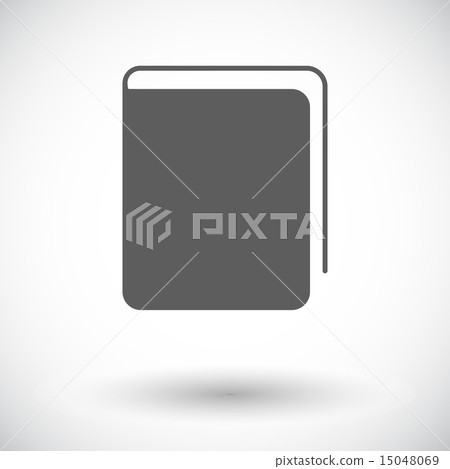Book. Single flat icon. 15048069