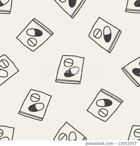 doodle pill seamless pattern background doodle pill seamless pattern background 15052057