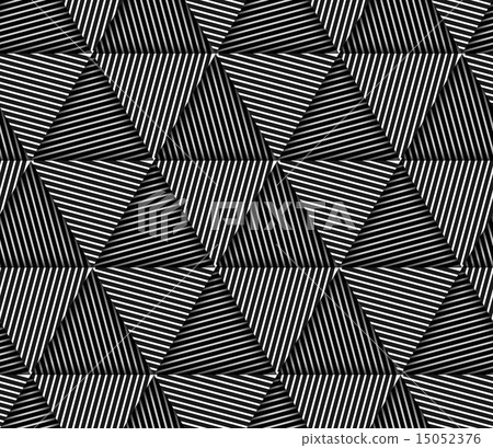 Striped Triangle Geometric Vector Seamless Pattern Striped Triangle Geometric Vector Seamless Pattern 15052376