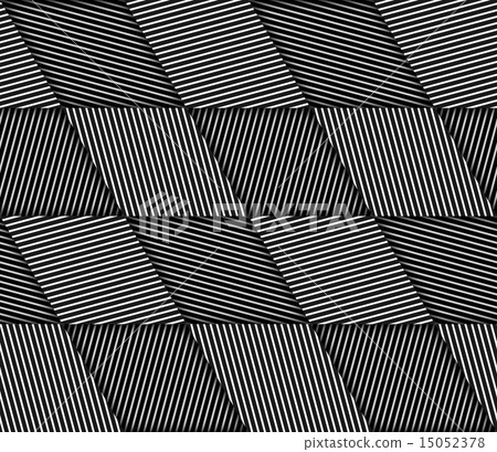 Striped Rhombus Geometric Vector Seamless Pattern Striped Rhombus Geometric Vector Seamless Pattern 15052378