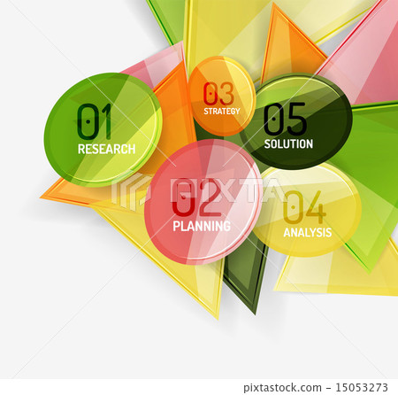 Business modern colorful geometric infographics Business modern colorful geometric infographics 15053273