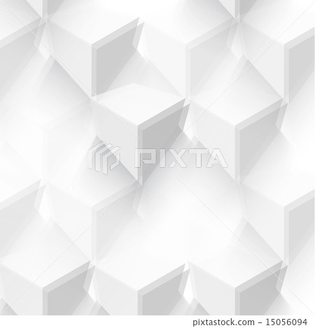 Vector Abstract geometric shape from gray cubes. Vector Abstract geometric shape from gray cubes. 15056094