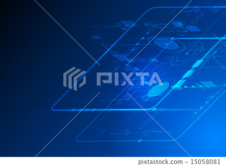 Abstract future digital science technology concept Abstract future digital science technology concept 15058081