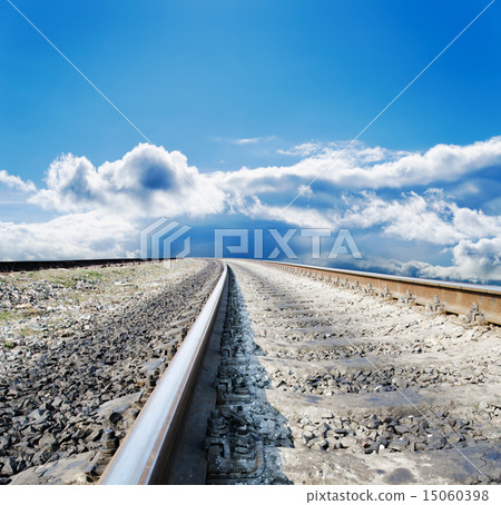 railway to cloudy horizon railway to cloudy horizon 15060398