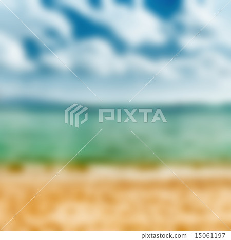 Blurred tropical image 15061197
