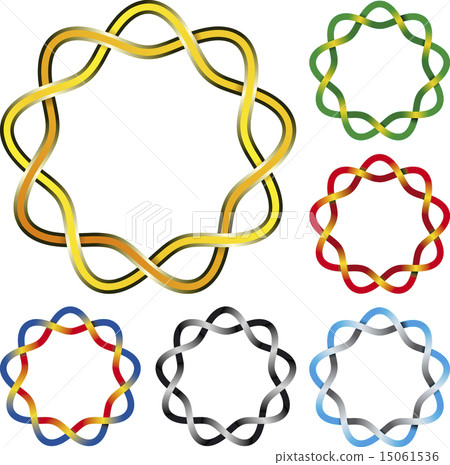 Vector illustration of six complex celtic knots Vector illustration of six complex celtic knots 15061536
