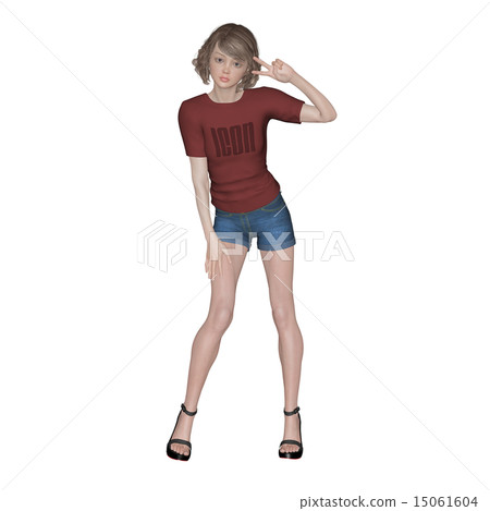 A model woman who poses posing 15061604