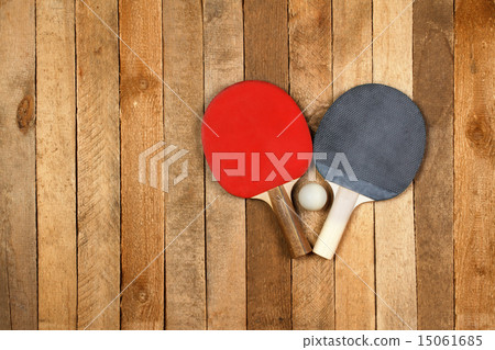 Ping pong paddle and ball Ping pong paddle and ball 15061685