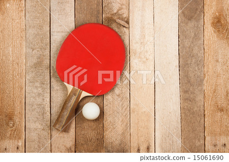 Ping pong paddle and ball Ping pong paddle and ball 15061690
