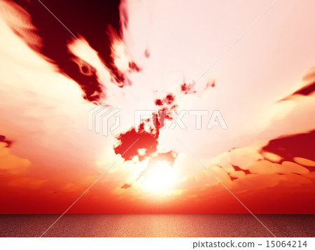 Wind and clouds with the sea 15064214