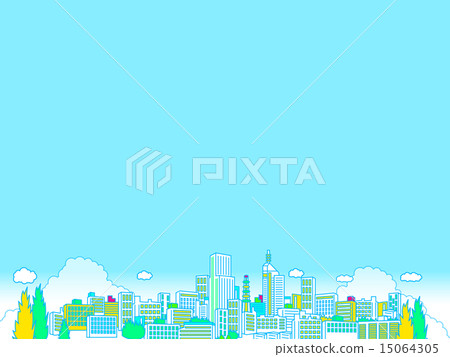 Illustration of Sendai city 15064305