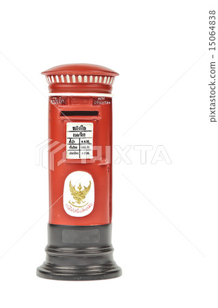red post box in Thailand 15064838
