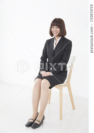 女商人形象談話在採訪 15065059