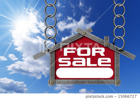 House For Sale Sign - Metallic Meter 15066727