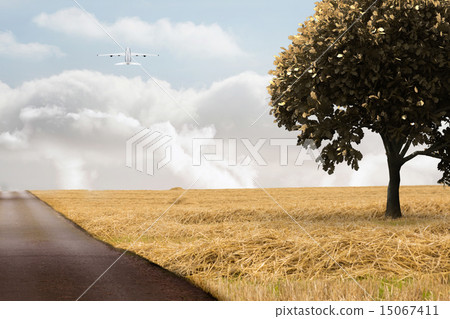 Composite image of graphic airplane Composite image of graphic airplane 15067411